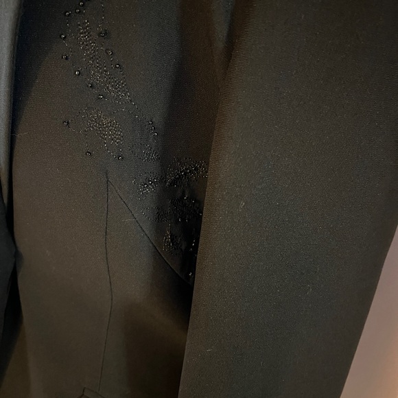 Kasper women’s embellished black blazer size 8. - Picture 6 of 8